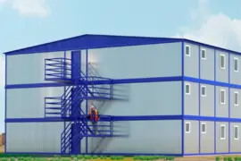 Модульное общежитие на 150 человек